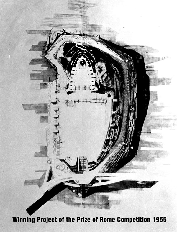 Đề án đoạt giải thưởng Khôi nguyên La Mã của kiến trúc sư Ngô Viết-Thụ (1955)